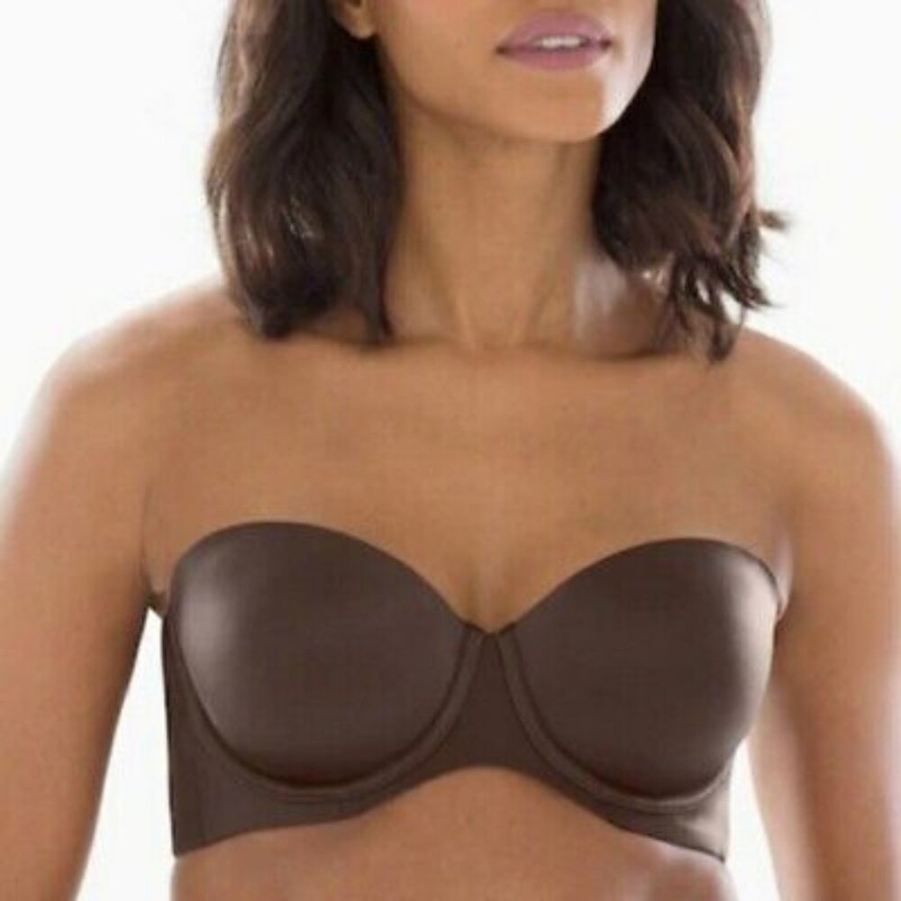 Soma | Java Brown Vanishing Back Multi-Way Strapless Bra 36B NWT